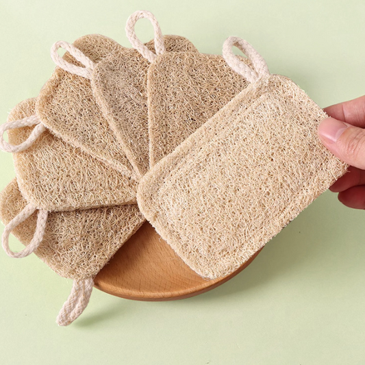 Natural Loofah Dish Cleaning Sponge with Handle