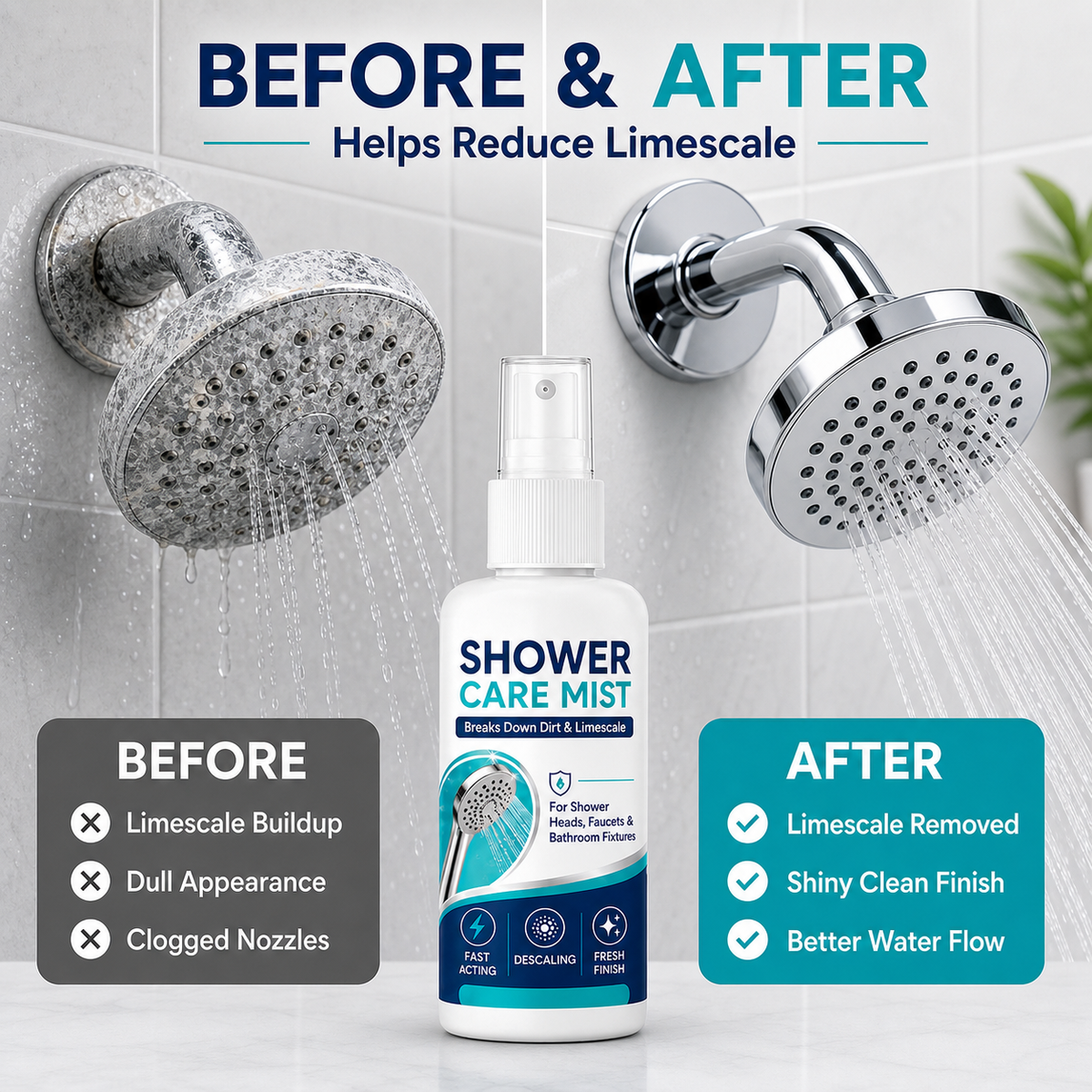 Hard Water Buildup & Limescale Remover Spray