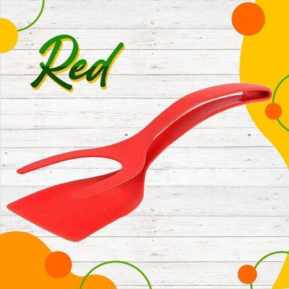 2-in-1 Grip Flip Tongs – Easy, Non-Stick Cooking Tool