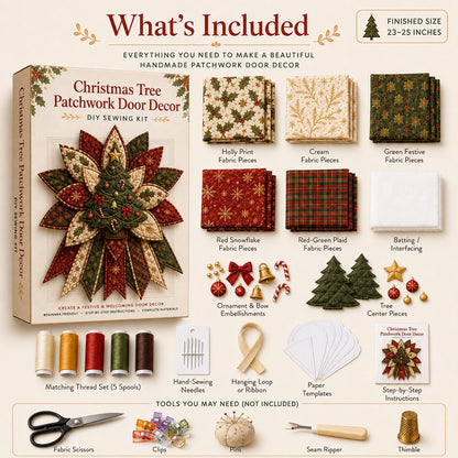 Christmas Door Hanging DIY Kit – Create Your Own Holiday Decoration