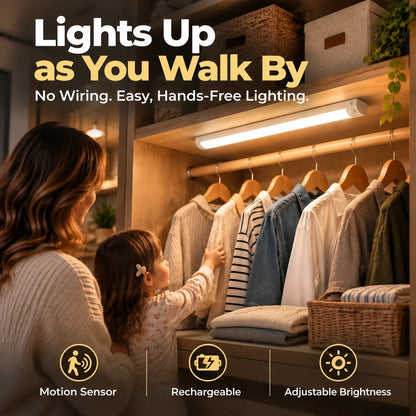 🔥 LAST DAY: BUY 1 GET 1 FREE — 💡 Smart Motion Sensor LED Light Bar