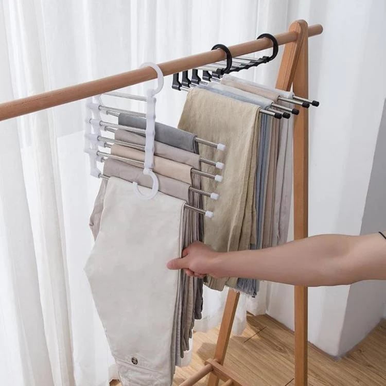 5-in-1 Space Saver Hangers – Maximize Closet Space Instantly