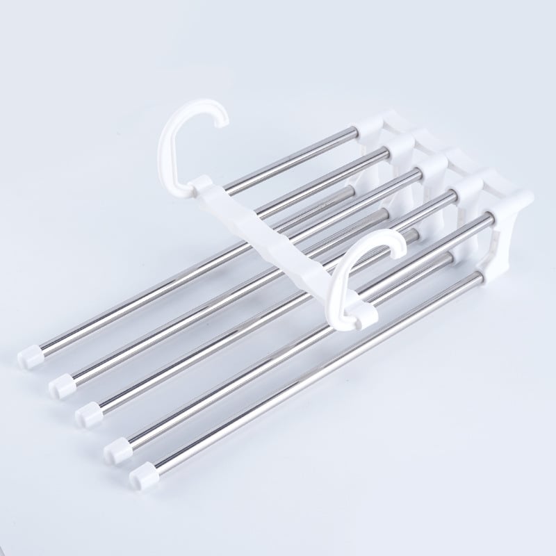 5-in-1 Space Saver Hangers – Maximize Closet Space Instantly