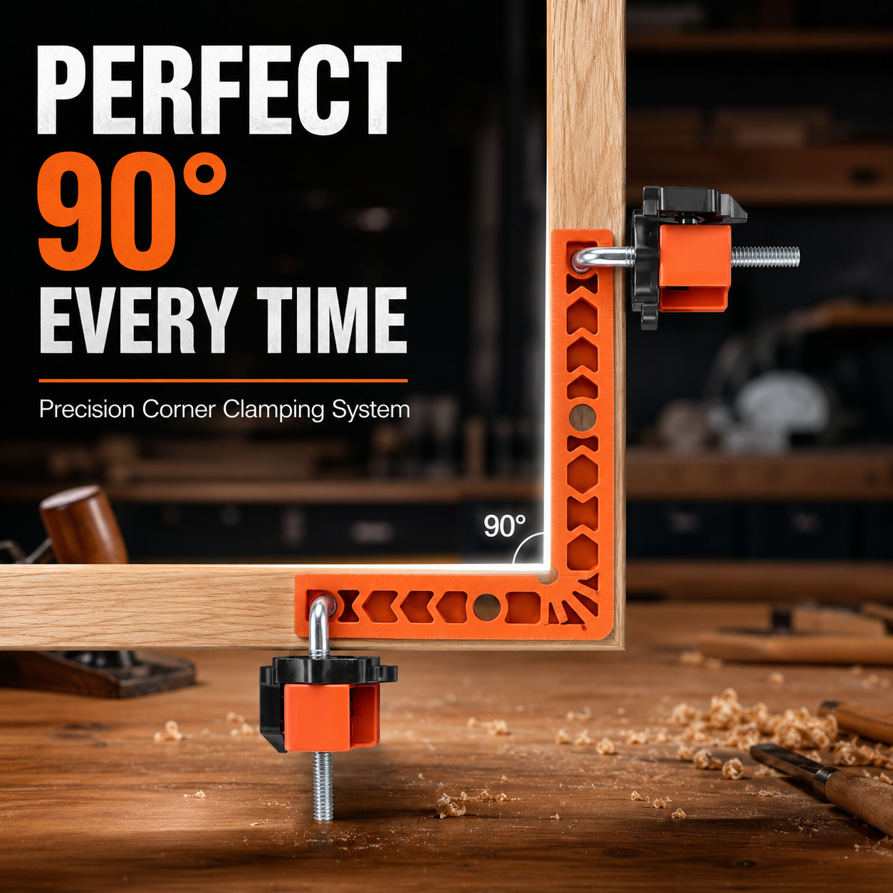 PERFECT 90° EVERY TIME — Professional Corner Clamping System