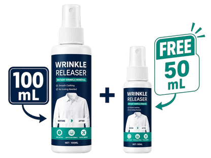 👔 Instant wrinkle release – no iron, travel-ready, static-free & fresh.