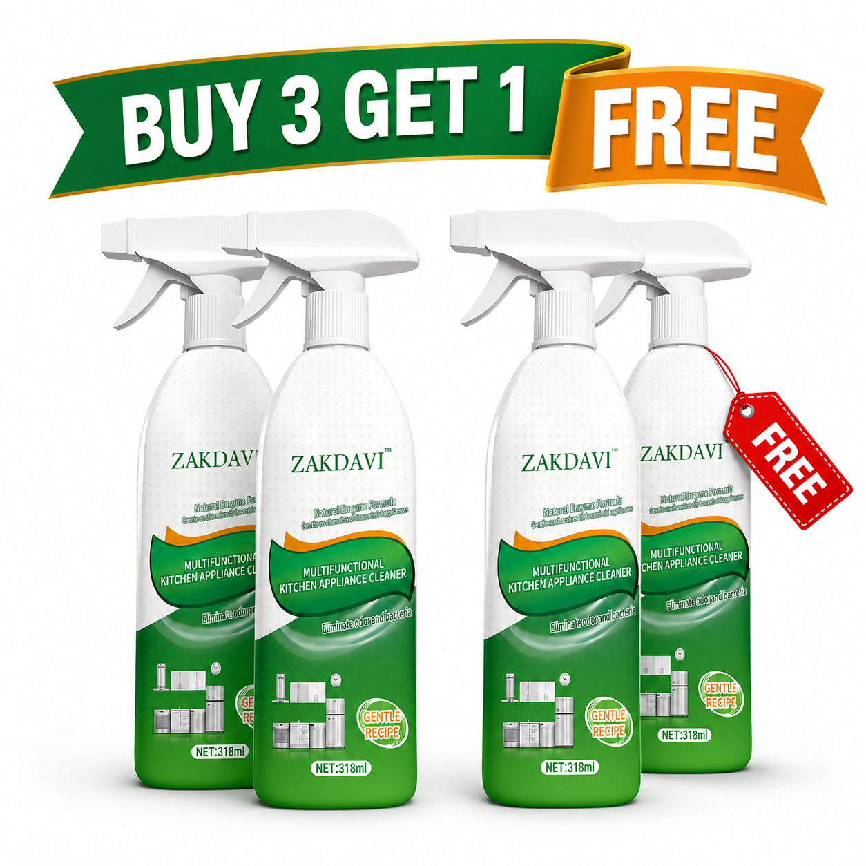 ZAKDAVI Grease-Cutting Enzyme Foam