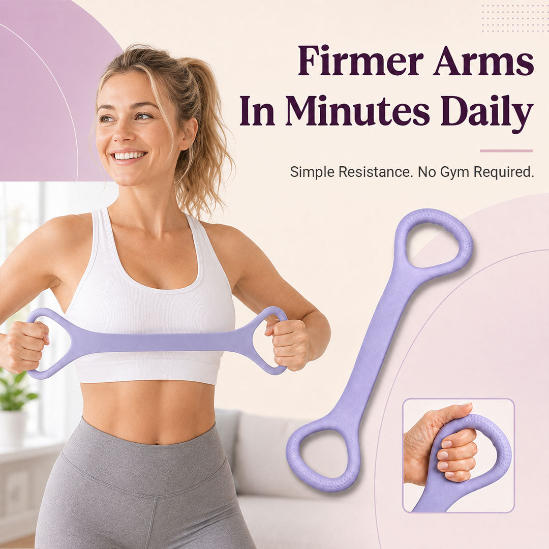 🧘 The New Figure 8 Resistance Exercise Bands: Undo The Desk Slouch & Tone In 10 Min