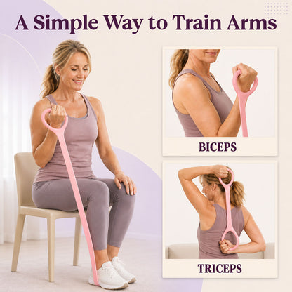 🧘 The New Figure 8 Resistance Exercise Bands: Undo The Desk Slouch & Tone In 10 Min