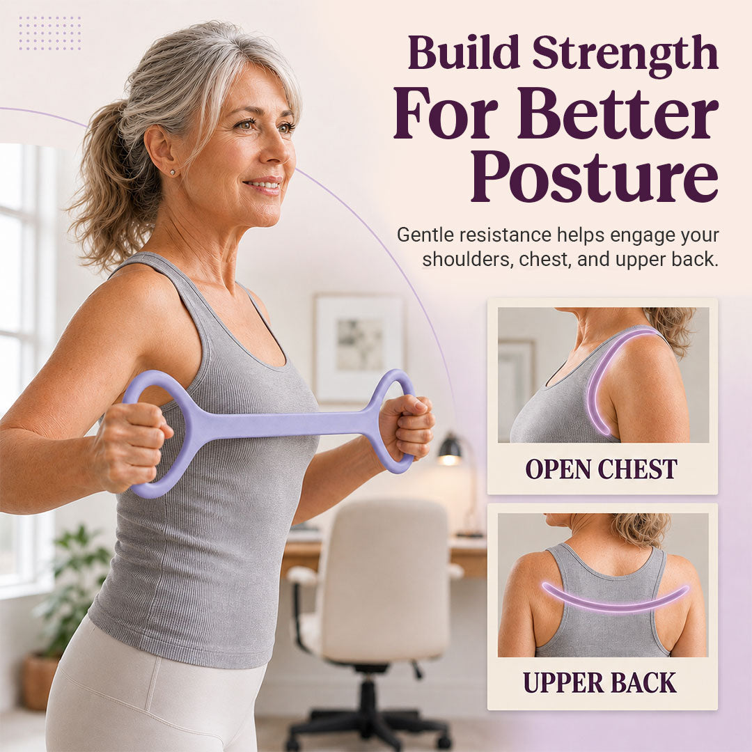 🧘 The New Figure 8 Resistance Exercise Bands: Undo The Desk Slouch & Tone In 10 Min