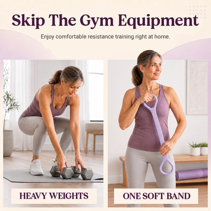🧘 The New Figure 8 Resistance Exercise Bands: Undo The Desk Slouch & Tone In 10 Min