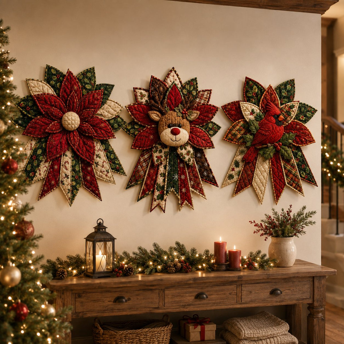 Christmas Door Hanging DIY Kit – Create Your Own Holiday Decoration