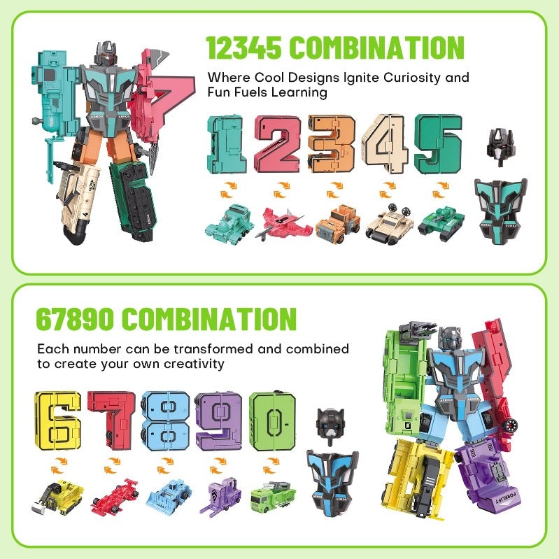 Make Learning Fun – Transform Numbers into Robots Kids Can Build & Play