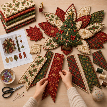 Christmas Door Hanging DIY Kit – Create Your Own Holiday Decoration