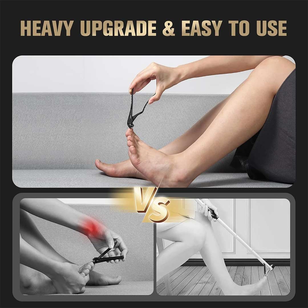 ✂️ Black Curved Nail Clipper — Cuts Thick & Fungal Nails With Half the Effort
