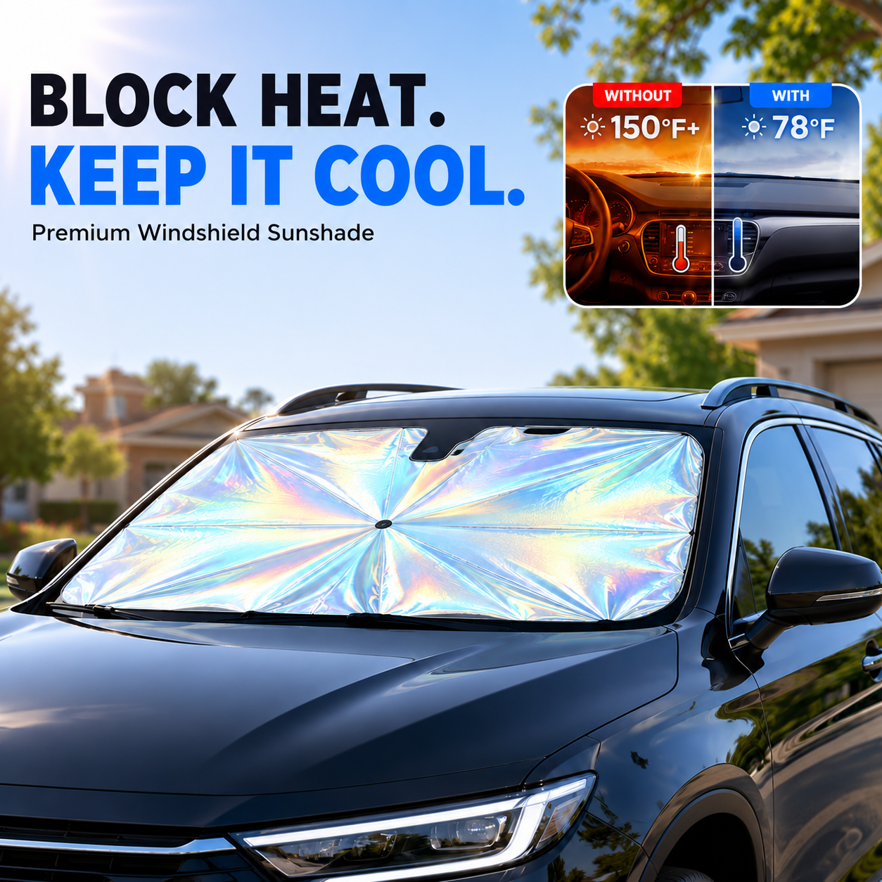 3-Second Windshield Sun Shade