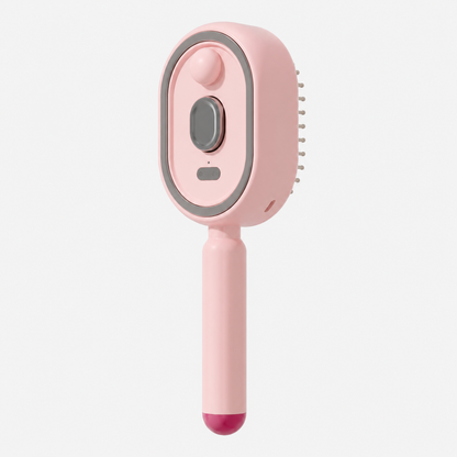 3-in-1 Electric Mist Detangling Brush for Frizz & Scalp Massage