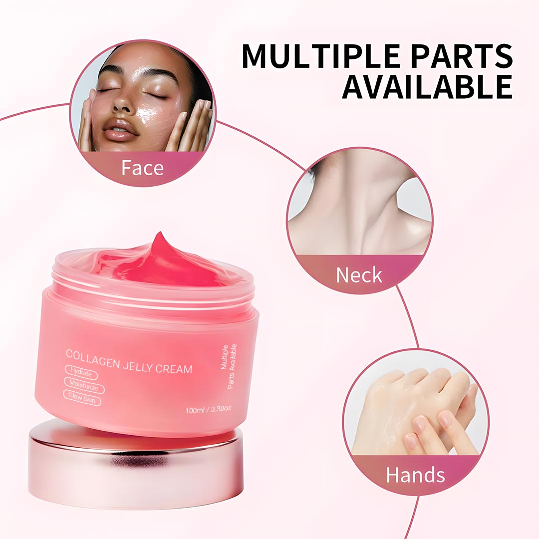 ✨Collagen Jelly Cream - Anti-Aging Face Moisturizer for Firming, Lifting & Radiant Glow