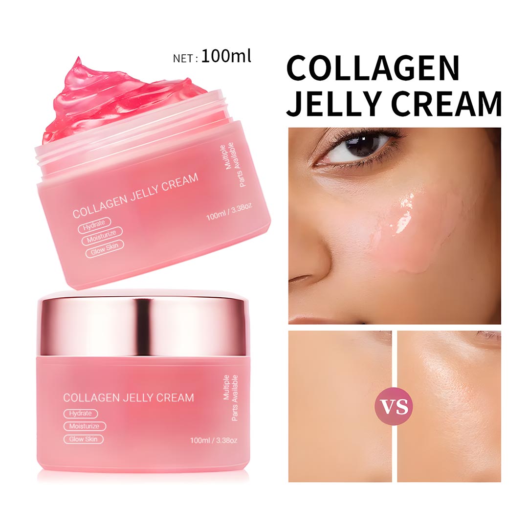 ✨Collagen Jelly Cream - Anti-Aging Face Moisturizer for Firming, Lifting & Radiant Glow