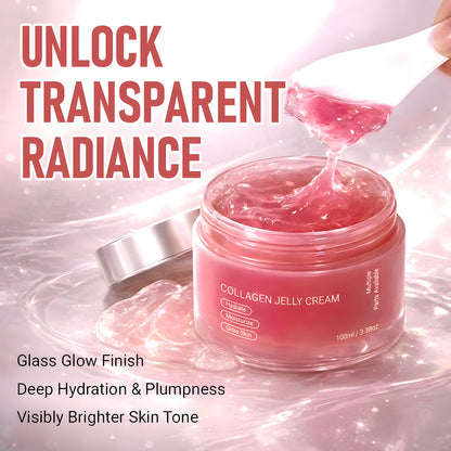 Collagen Jelly Cream - Anti-Aging Face Moisturizer for Firming, Lifting & Radiant Glow