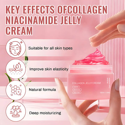 Collagen Jelly Cream - Anti-Aging Face Moisturizer for Firming, Lifting & Radiant Glow