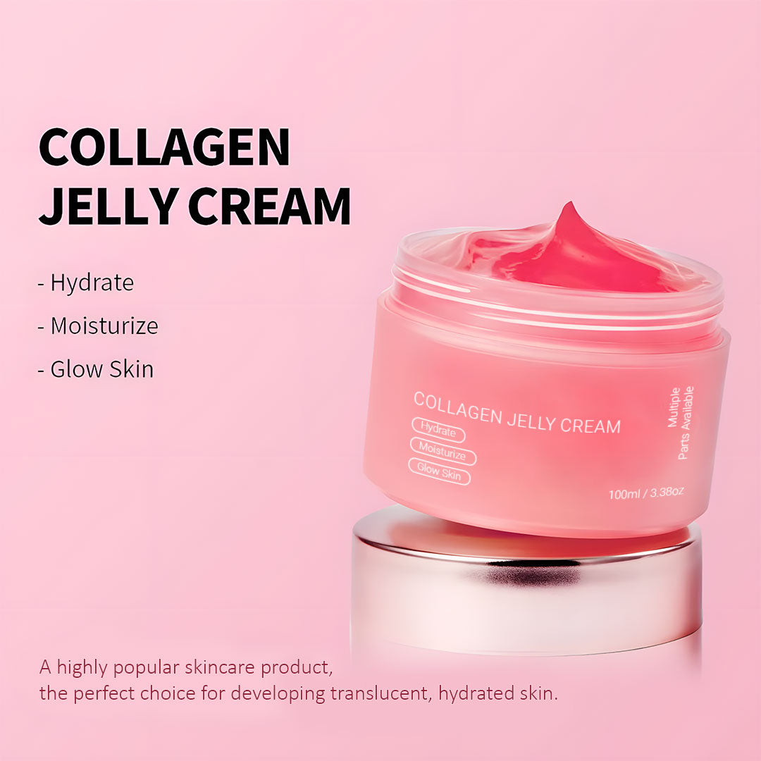 ✨Collagen Jelly Cream - Anti-Aging Face Moisturizer for Firming, Lifting & Radiant Glow