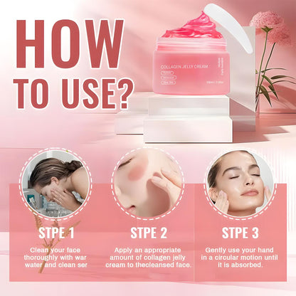 Collagen Jelly Cream - Anti-Aging Face Moisturizer for Firming, Lifting & Radiant Glow