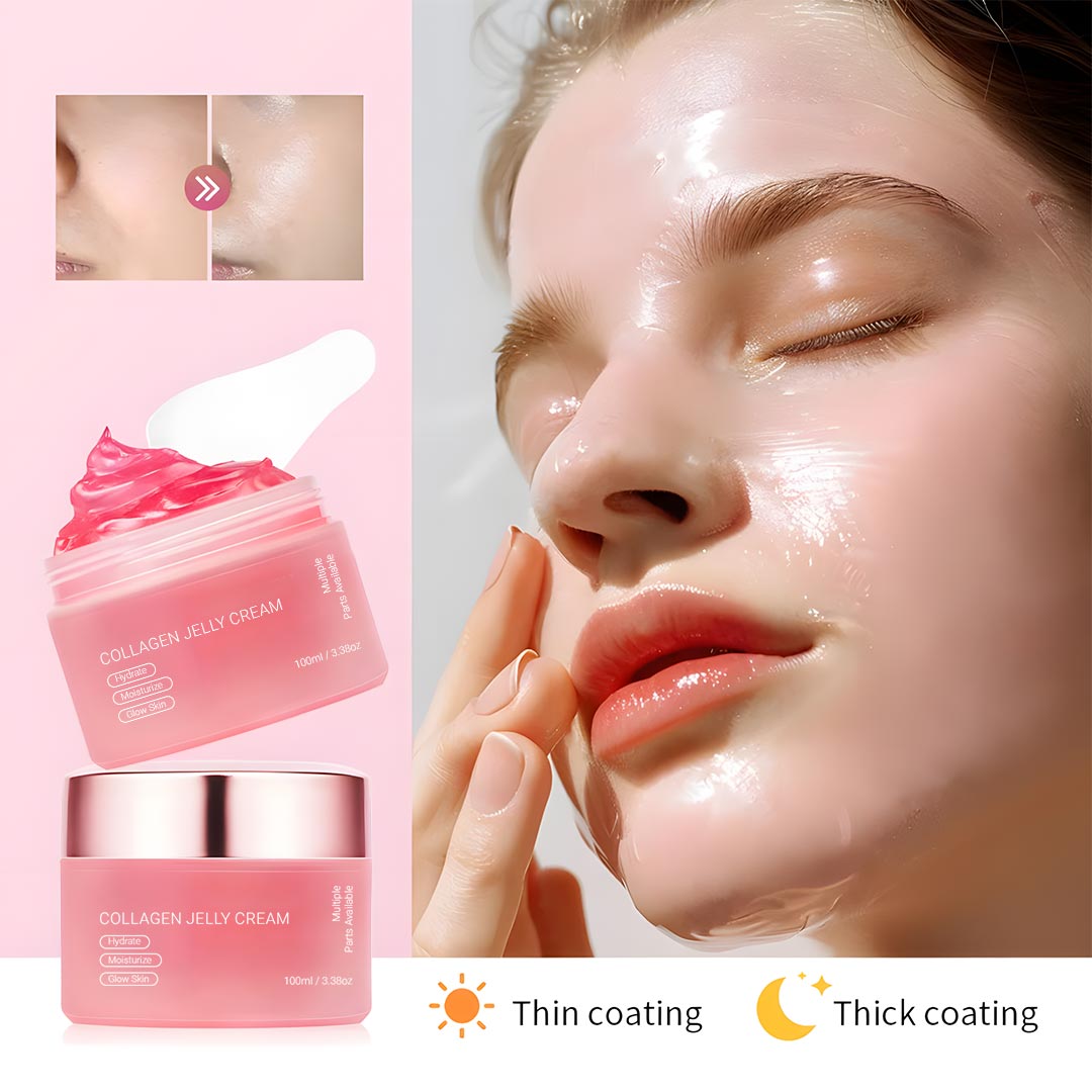 ✨Collagen Jelly Cream - Anti-Aging Face Moisturizer for Firming, Lifting & Radiant Glow