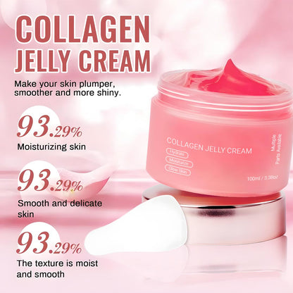 Collagen Jelly Cream - Anti-Aging Face Moisturizer for Firming, Lifting & Radiant Glow