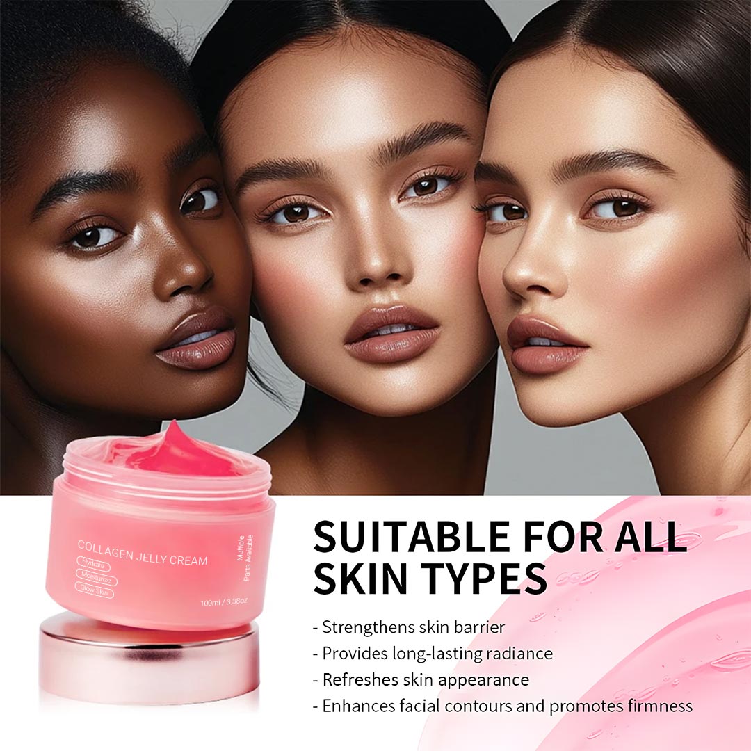 ✨Collagen Jelly Cream - Anti-Aging Face Moisturizer for Firming, Lifting & Radiant Glow
