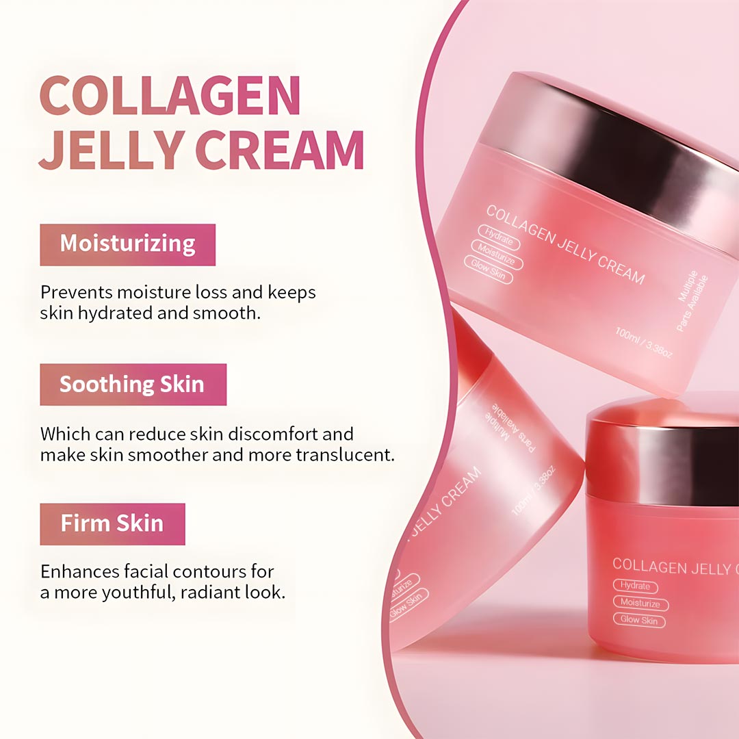 ✨Collagen Jelly Cream - Anti-Aging Face Moisturizer for Firming, Lifting & Radiant Glow
