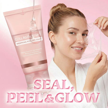 ✨Collagen Night Wrapping Peel-Off Mask — Overnight Collagen Wrap for Firmer, Radiant Skin