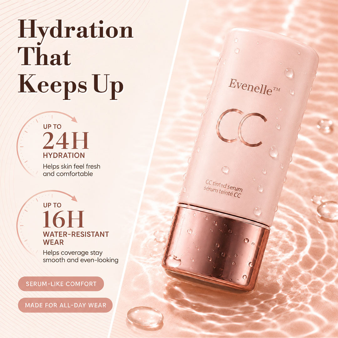 CC Tinted Serum ¨C Shade-Adaptive Coverage, 24H Hydration & Waterproof Wear