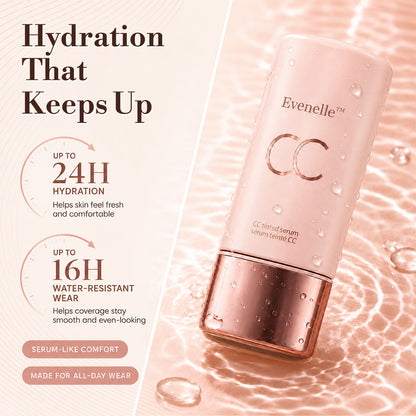 CC Tinted Serum ¨C Shade-Adaptive Coverage, 24H Hydration & Waterproof Wear