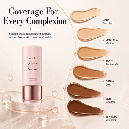CC Tinted Serum ¨C Shade-Adaptive Coverage, 24H Hydration & Waterproof Wear