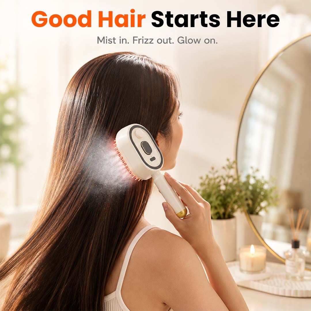 3-in-1 Frizz-Control Detangling Brush