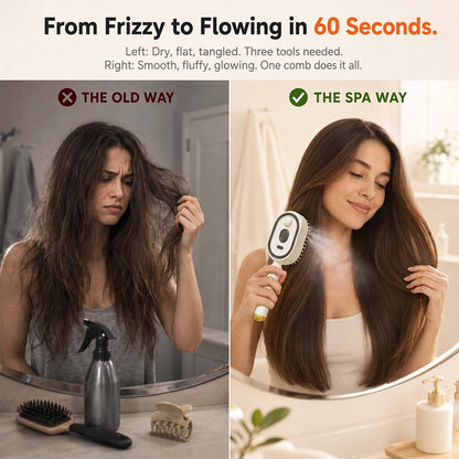 3-in-1 Frizz-Control Detangling Brush