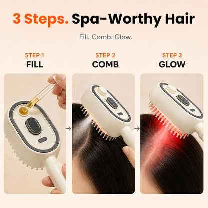 3-in-1 Frizz-Control Detangling Brush
