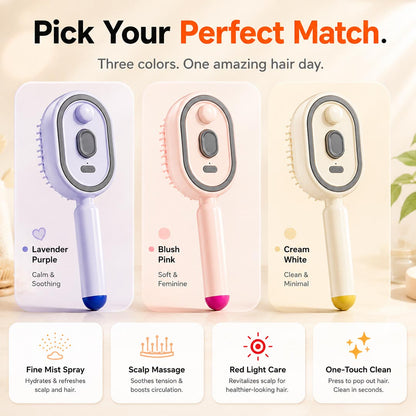 3-in-1 Frizz-Control Detangling Brush