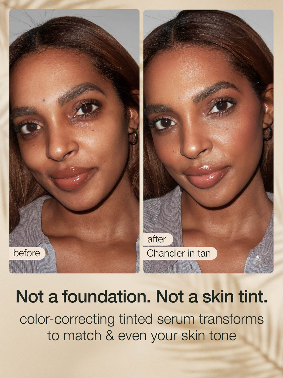 CC Tinted Serum ¨C Shade-Adaptive Coverage, 24H Hydration & Waterproof Wear