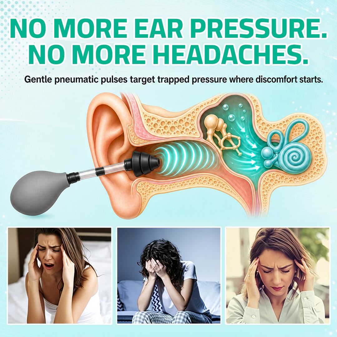 ODEIUN™ Ear Pressure & Head Tension Relief Device
