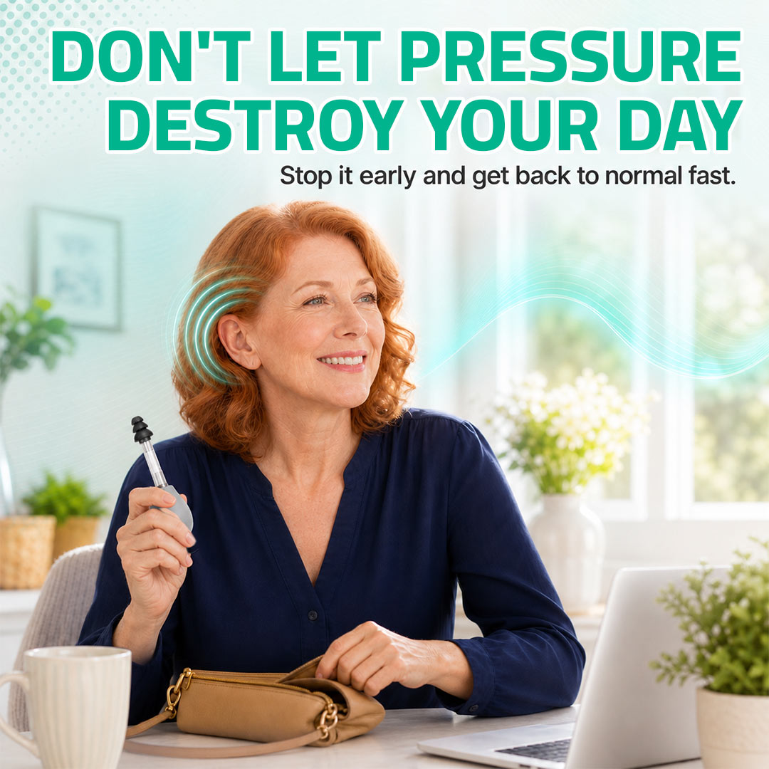 ODEIUN™ Ear Pressure & Head Tension Relief Device