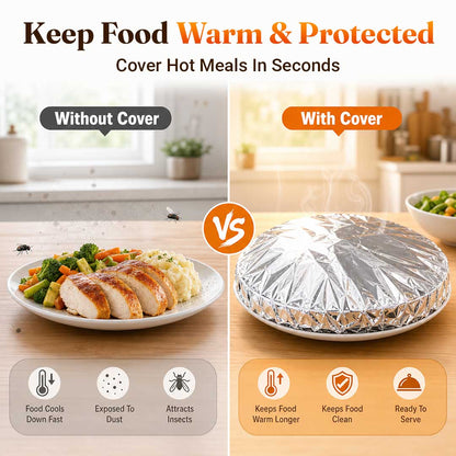 Aluminum Foil Heat-Retaining Cover — Keep Meals Hot for Hours