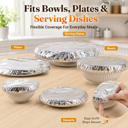 Aluminum Foil Heat-Retaining Cover — Keep Meals Hot for Hours