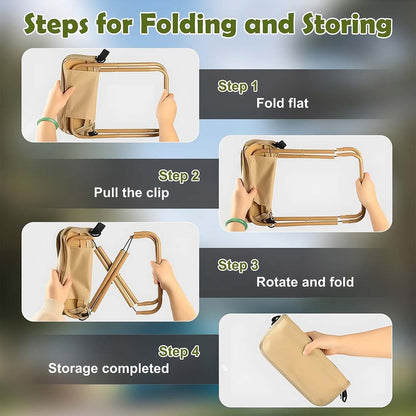Foldable Backpack Stool