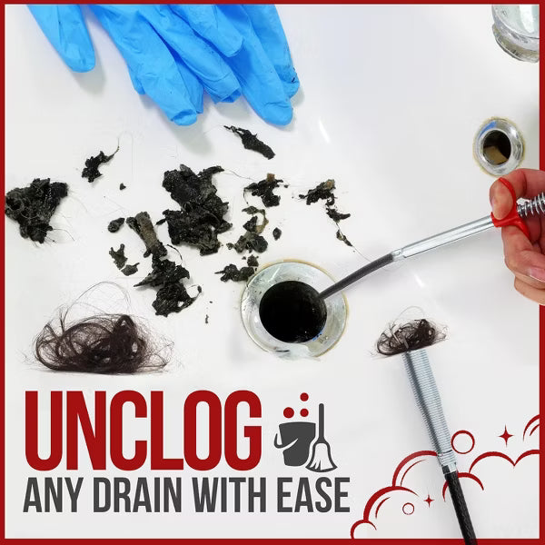 Heavy-Duty Flexible Pipe Clog Remover
