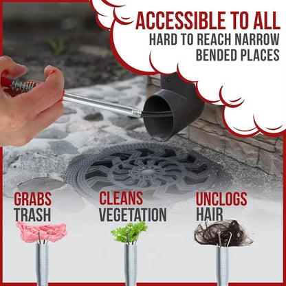 Heavy-Duty Flexible Pipe Clog Remover