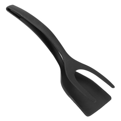 2-in-1 Grip Flip Tongs – Easy, Non-Stick Cooking Tool