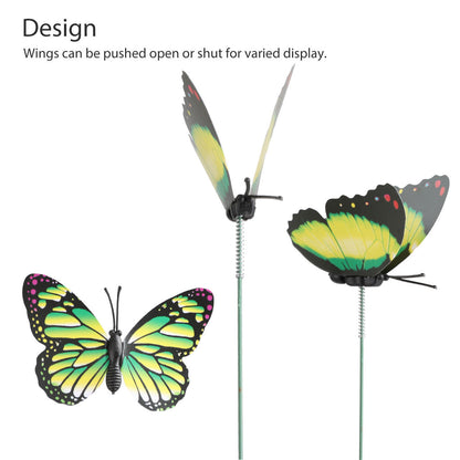 50PCS Lifelike Butterfly Garden Stakes – Add Color & Movement to Your Garden