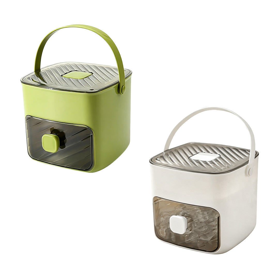 Portable One-Press Ice Maker