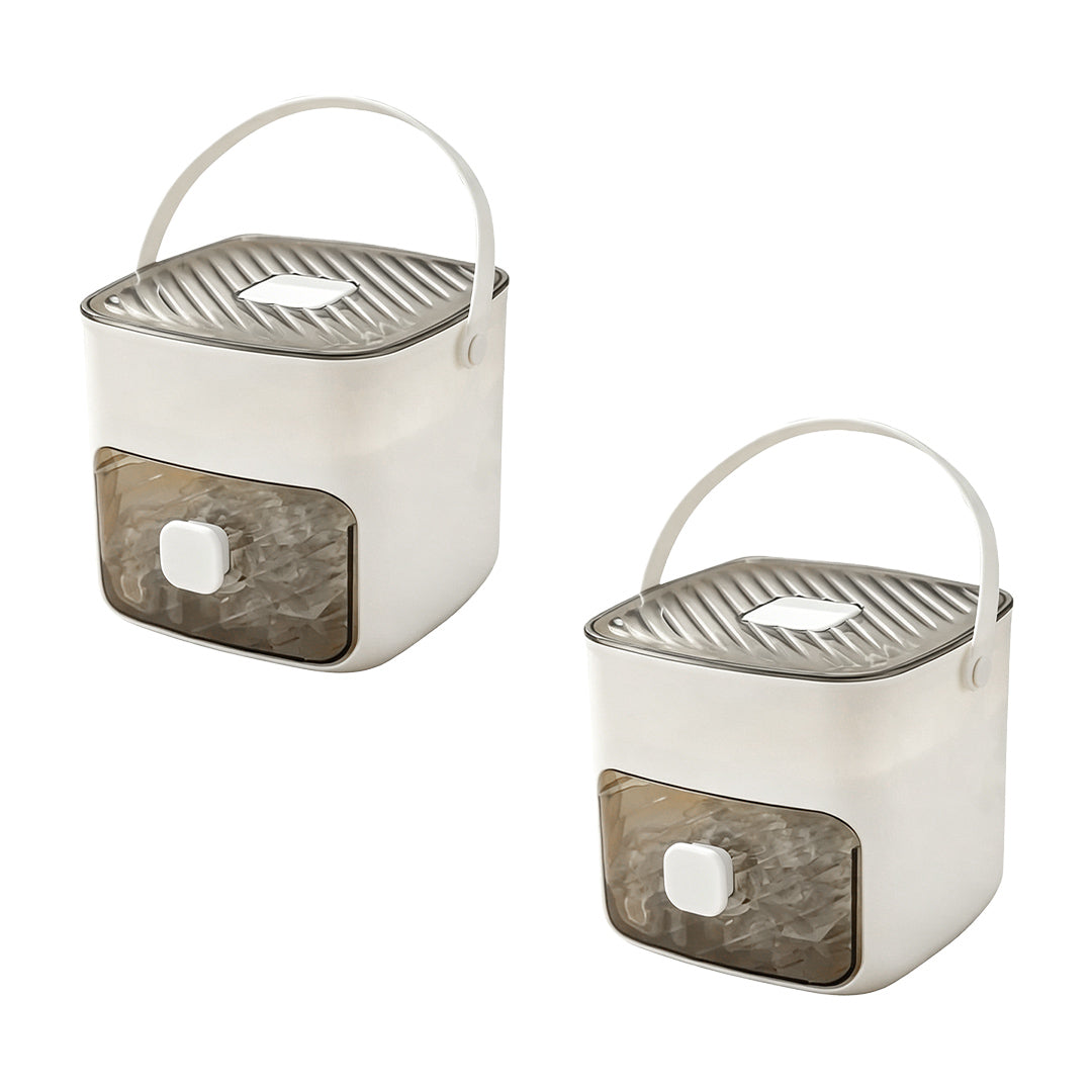Portable One-Press Ice Maker